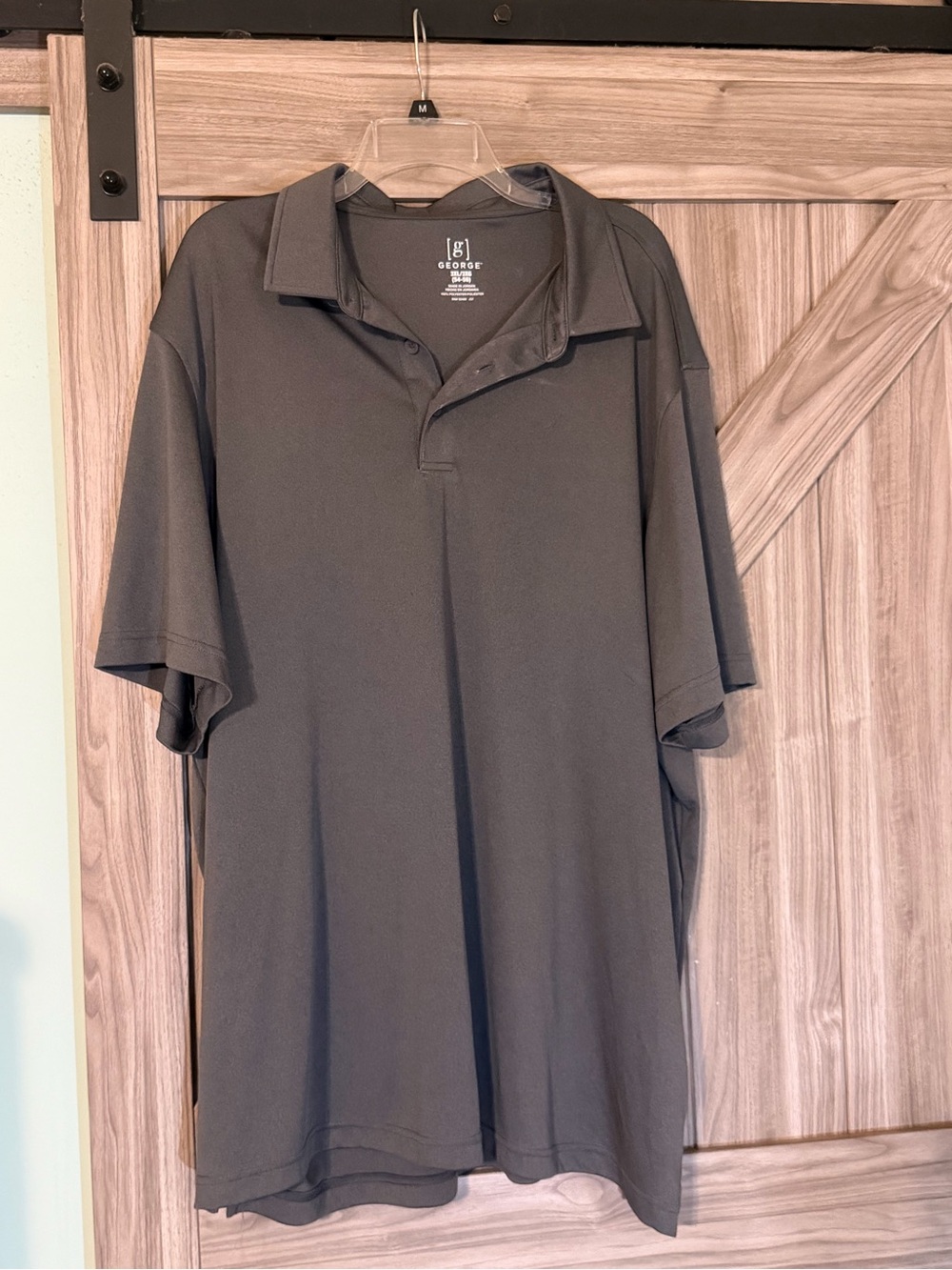 George Men's Charcoal Polo Shirt